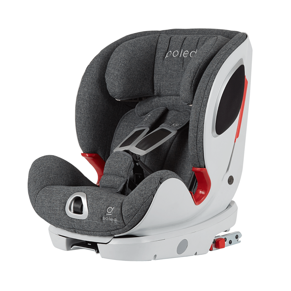 คาร์ซีท POLED Y-FIX PRO สำหรับ1-12ปี สีเทา - ราคาโปรโมรชั่น ไม่มีประกัน_0